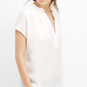 Vince Silk Cap Sleeve blouse